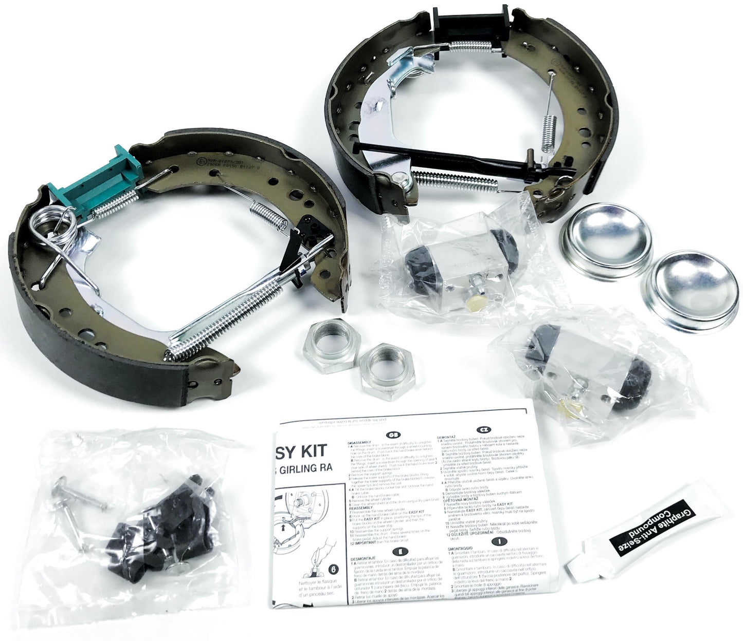 Pièce d'origine Kit mâchoires de frein arrière pour Citroen Peugeot 8671013605