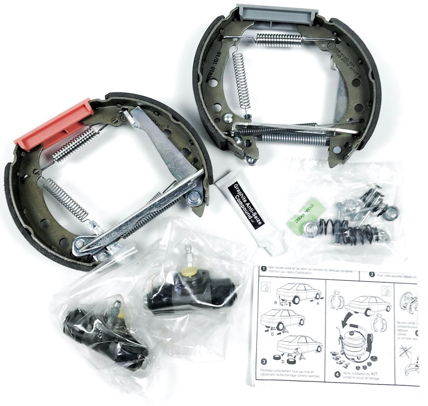 Pièce d'origine Kit mâchoires de frein arrière pour Volkswagen Passat Jetta 8671003769