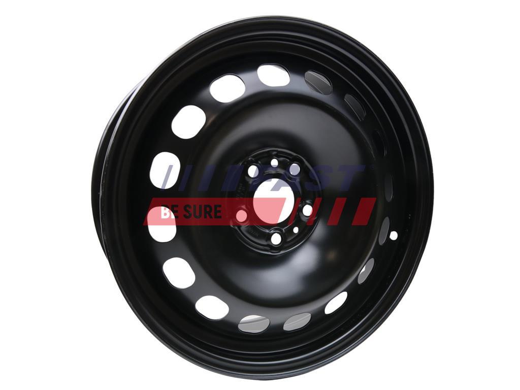 JANTE FIAT TIPO 16> D`ACIER NOIR 6.5J X 16" | ET39 | 5 X 98 CH58.