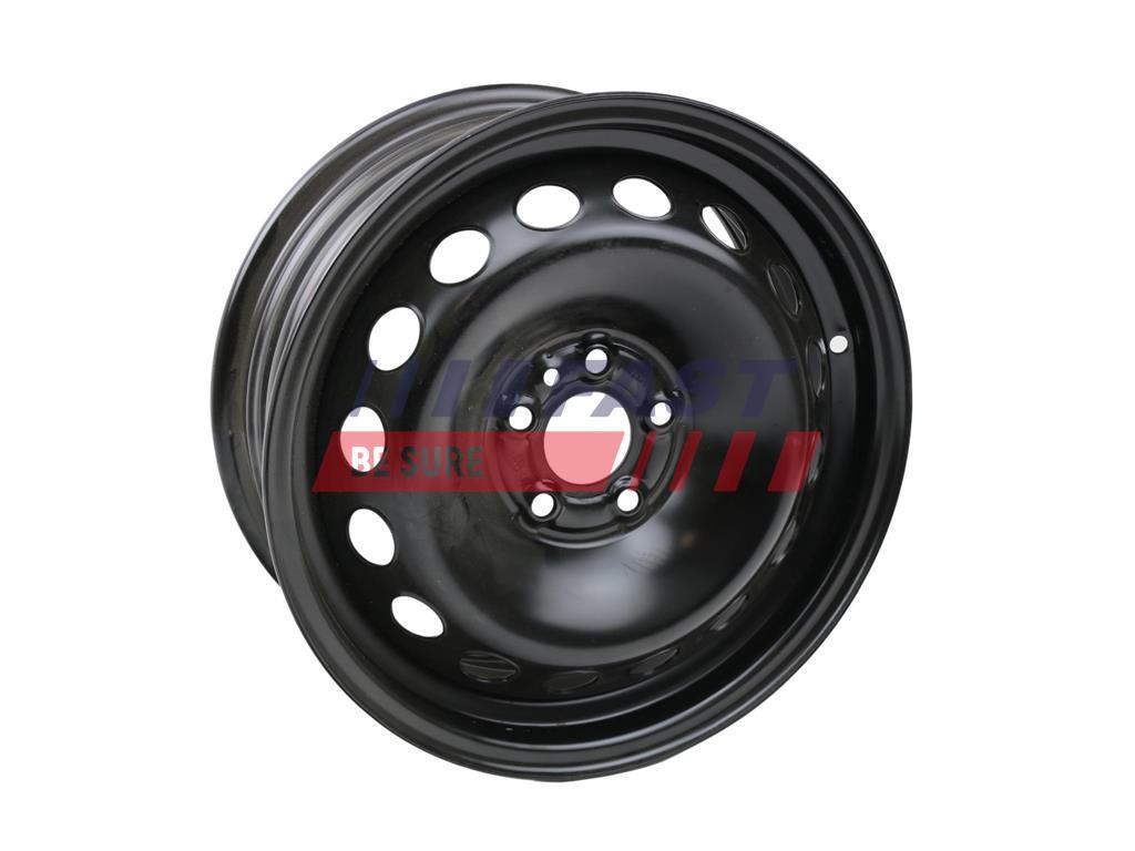 JANTE FIAT DOBLO 09> D`ACIER NOIR 6.0J X 15" | ET39 | 5 X 98 CH58.