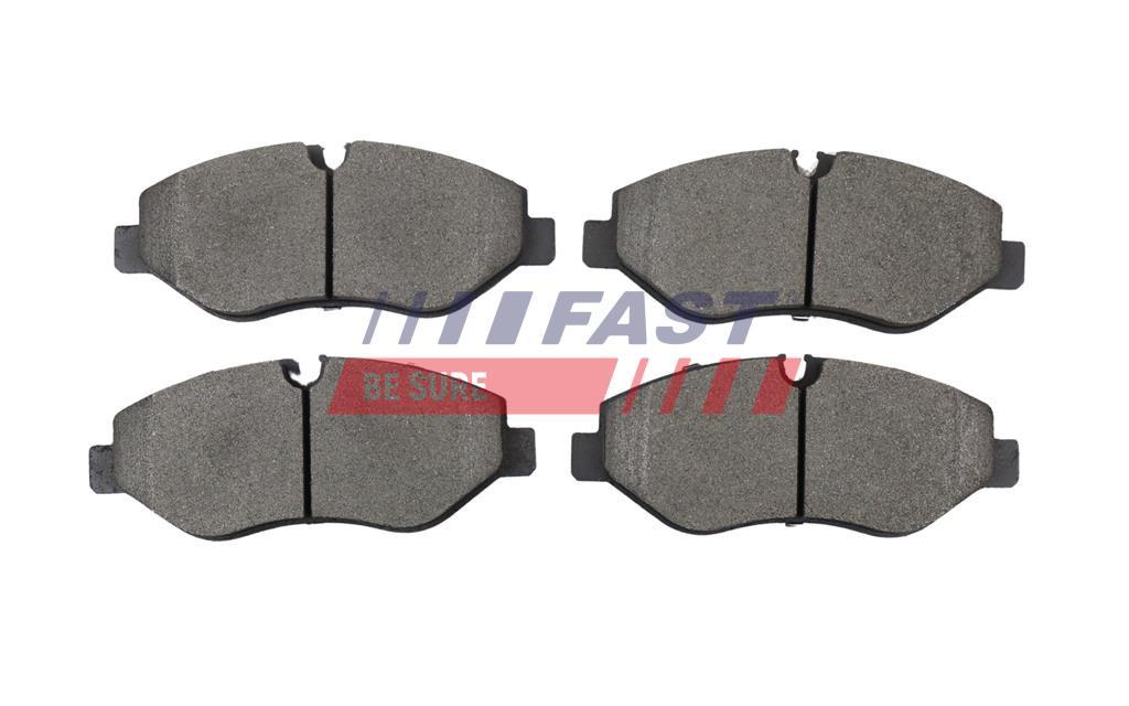 PLAQUETTES DE FREIN MERCEDES SPRINTER 06> 906 AVANT SANS CAPTEUR.