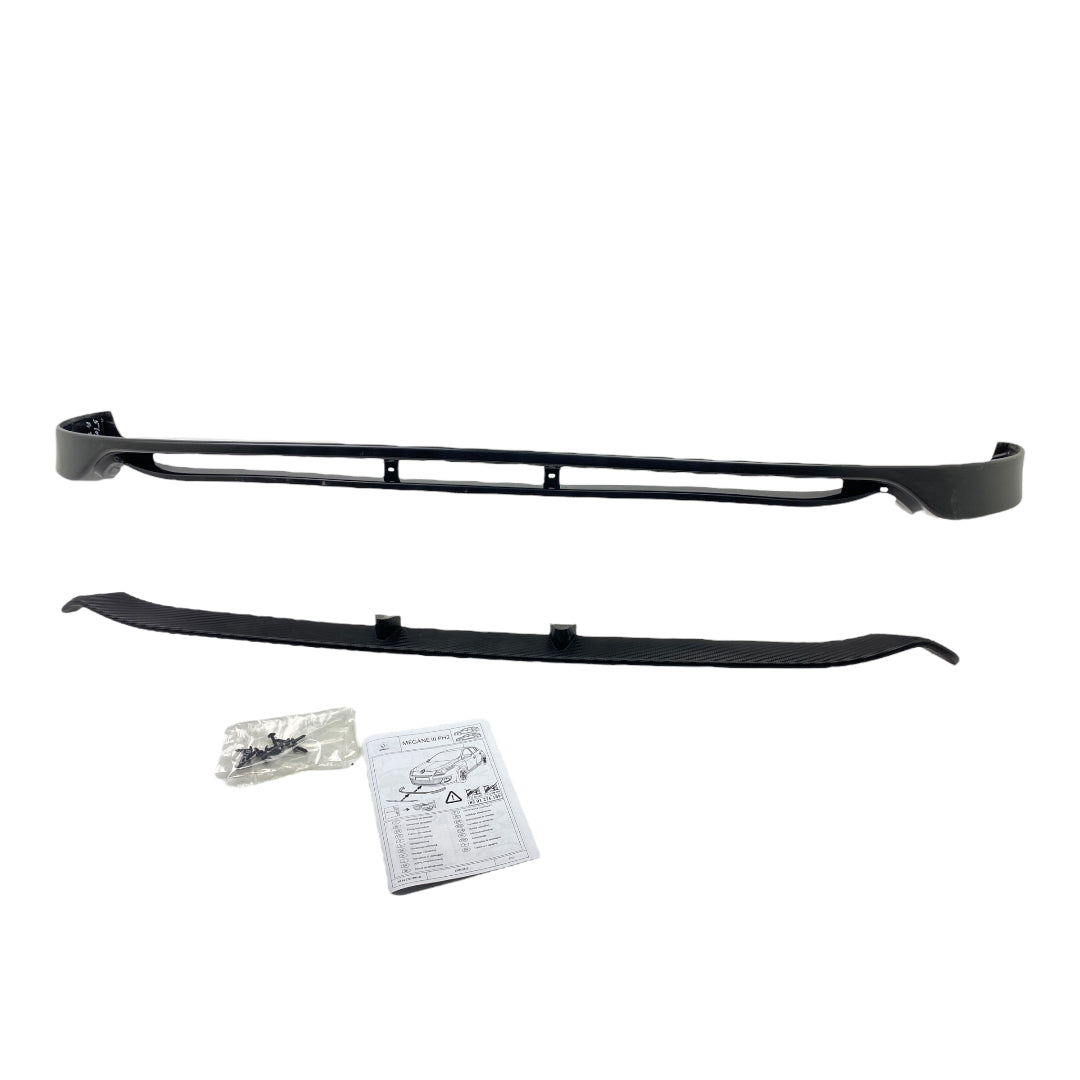Pièce d'origine Spoiler avant en fibre de carbone pour Renault Megane III 8201276189