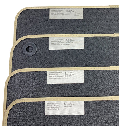 Pièce d'origine Tapis de sol en velours pour Renault Laguna III Coupé 749009961R