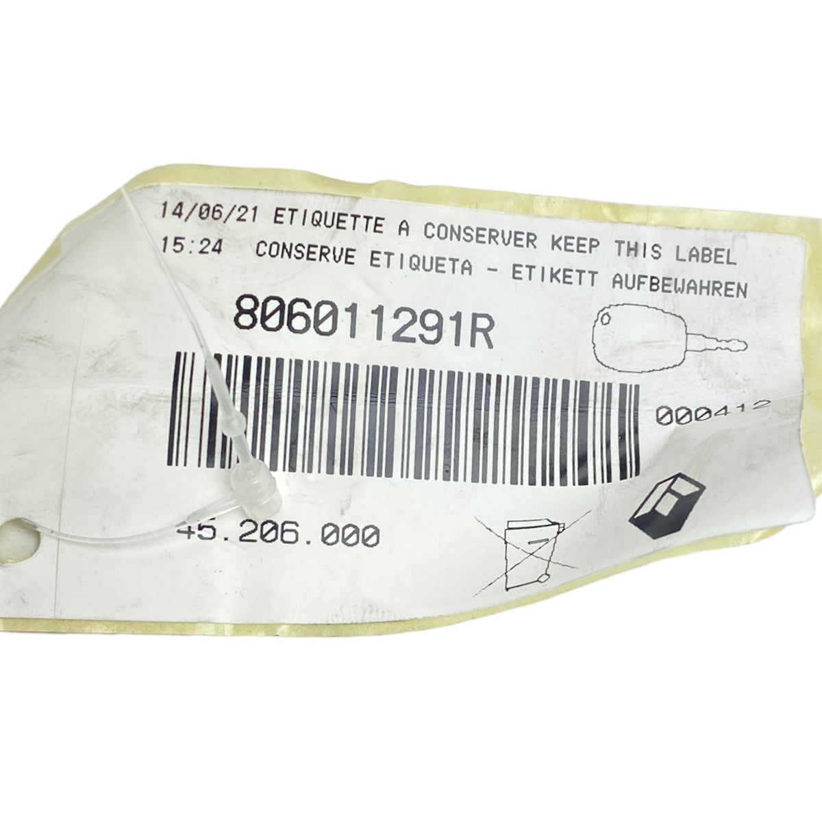 Pièce d'origine Neiman de contact pour Renault 806011291R