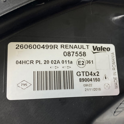 Pièce d'origine Phare avant gauche pour Renault Scenic I phase 2 260600499R