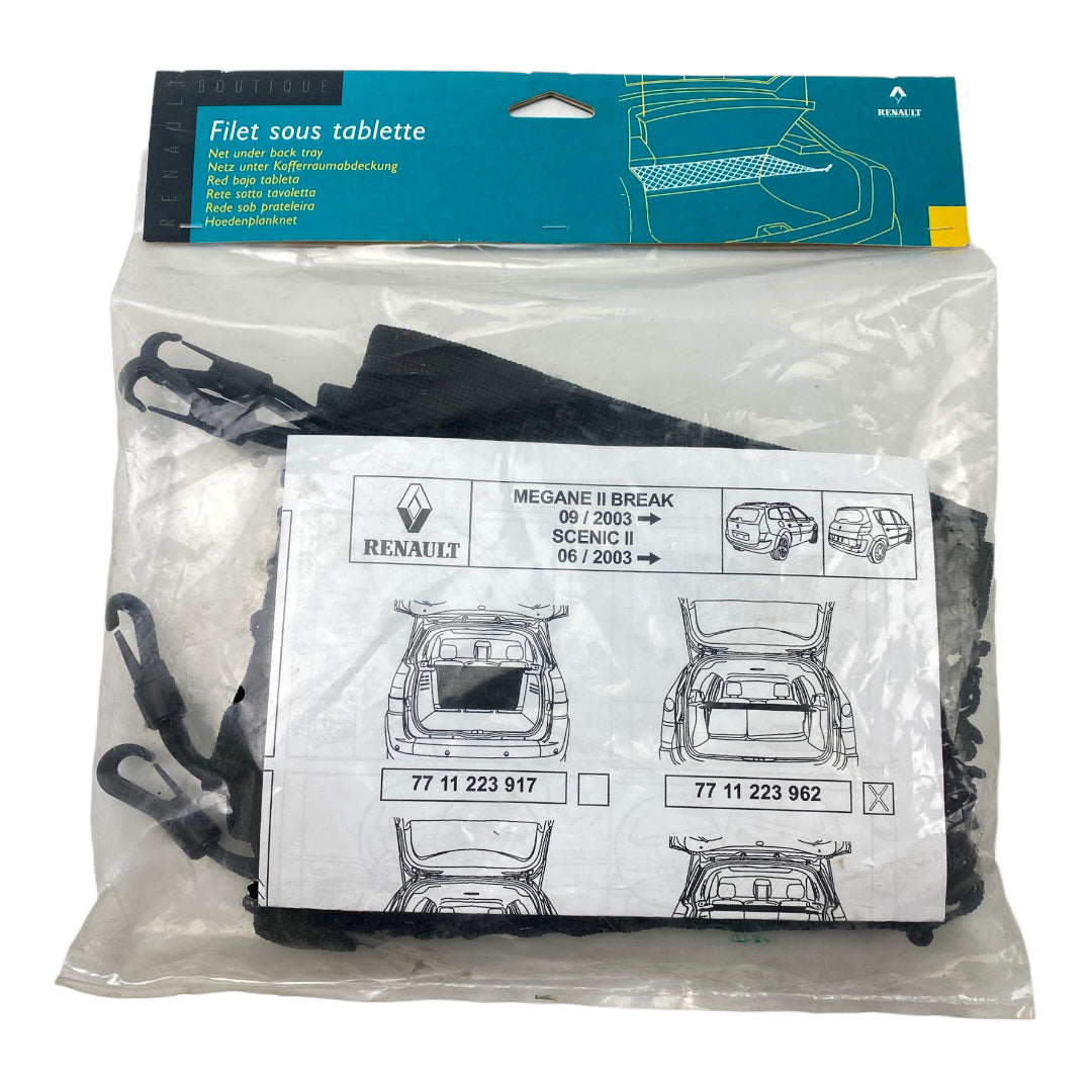Pièce d'origine Filet de coffre pour Renault Megane II Scenic II 7711223962