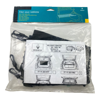 Pièce d'origine Filet de coffre pour Renault Megane II Scenic II 7711223962