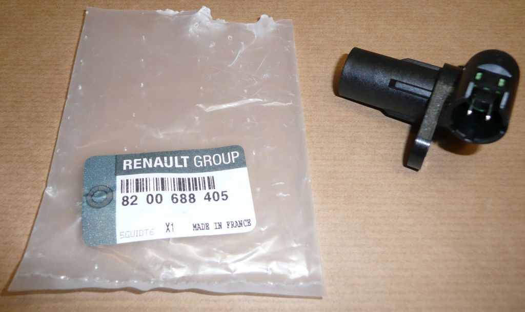 Capteur de position de vilebrequin d’origine Renault — 1.9dCi — 8200688405 — photographie de la pièce