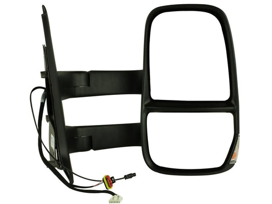 RETROVISEUR EXTÉRIEUR IVECO DAILY 06> ÉLECTRIQUE LONG DROIT CHAUFFÉ+ANTENNE.