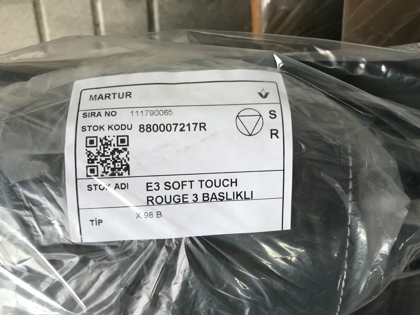 Pièce d'origine Banquette arrière cuir rouge pour Renault Clio IV Societe KanapaClio