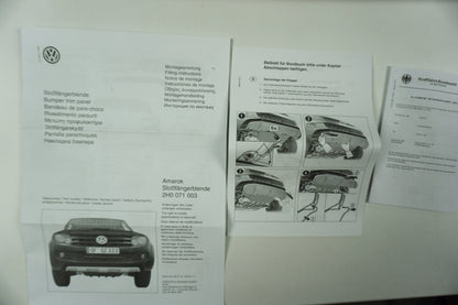 Pièce d'origine Cache de spoiler de pare-chocs pour Volkswagen Amarok 2H0071003