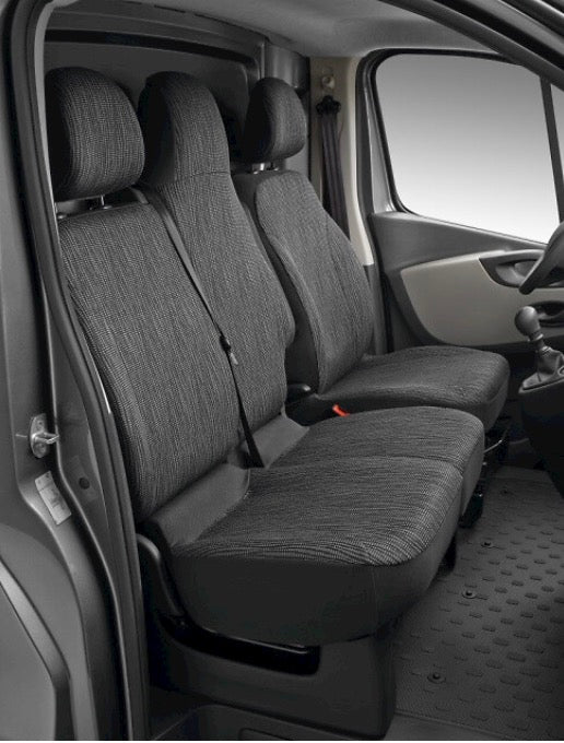 Pièce d'origine Housses de siège pour Renault Trafic III Opel Vivaro B Fiat Talento Nissan NV300 8201410090