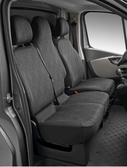 Pièce d'origine Housses de siège pour Renault Trafic III Opel Vivaro B Fiat Talento Nissan NV300 8201410090