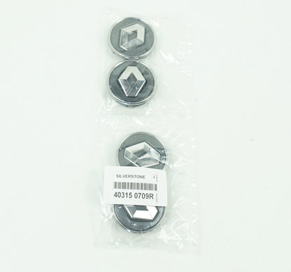 Pièce d'origine Cache-moyeux de jante alliage lot de 4 pour Renault Clio Megane Scenic 403150709R
