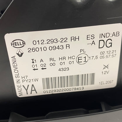 Pièce d'origine Phare avant droit pour Renault Scenic IV 260100943R