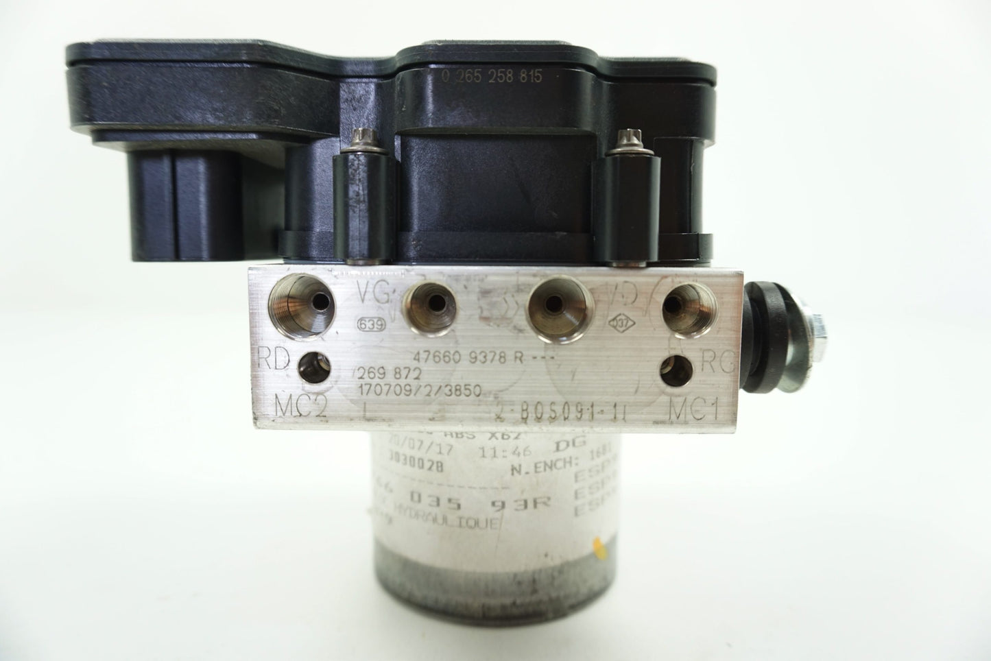 Pièce d'origine Bloc hydraulique ABS pour Renault Master III Opel Movano B Nissan NV400 476609378R