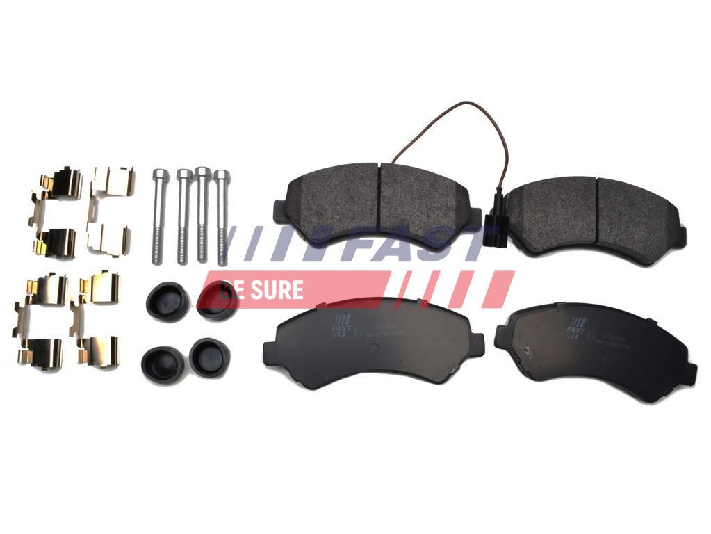 PLAQUETTES DE FREIN FIAT DUCATO 06> AVANT CAPTEUR 20Q SPRING 74MM.