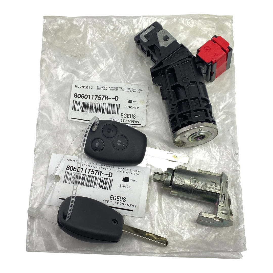 Pièce d'origine Barillet de contact avec jeu de clés pour Trafic III Master III Kangoo II Clio III Modus 806011757R