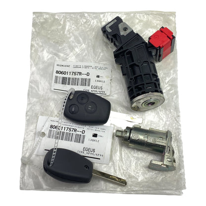 Pièce d'origine Barillet de contact avec jeu de clés pour Trafic III Master III Kangoo II Clio III Modus 806011757R