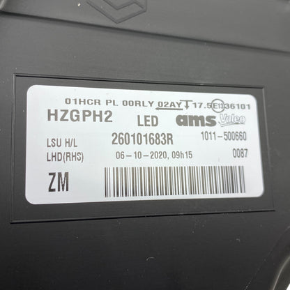 Pièce d'origine Phare avant droit pour Renault Koleos II 260101683R