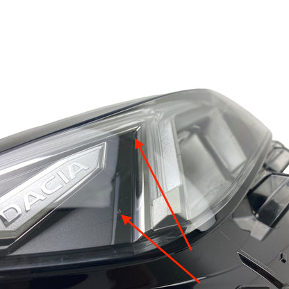 Pièce d'origine Phare avant droit pour Dacia Sandero III Logan III Jogger 260104363R