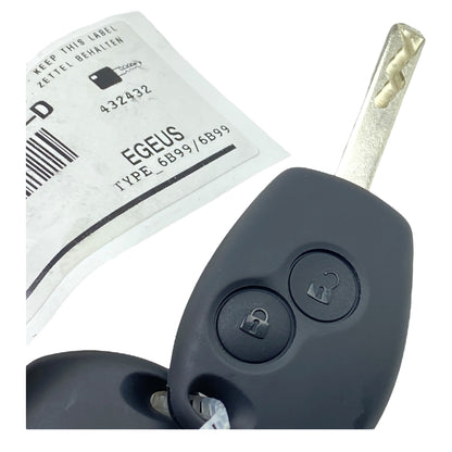 Pièce d'origine Neiman avec trois clés et barillet pour Renault Trafic III Master III Kangoo II Clio III 806012320R