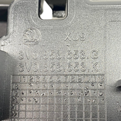 Pièce d'origine Calandre pour Skoda Superb III restylée 3V0853653G