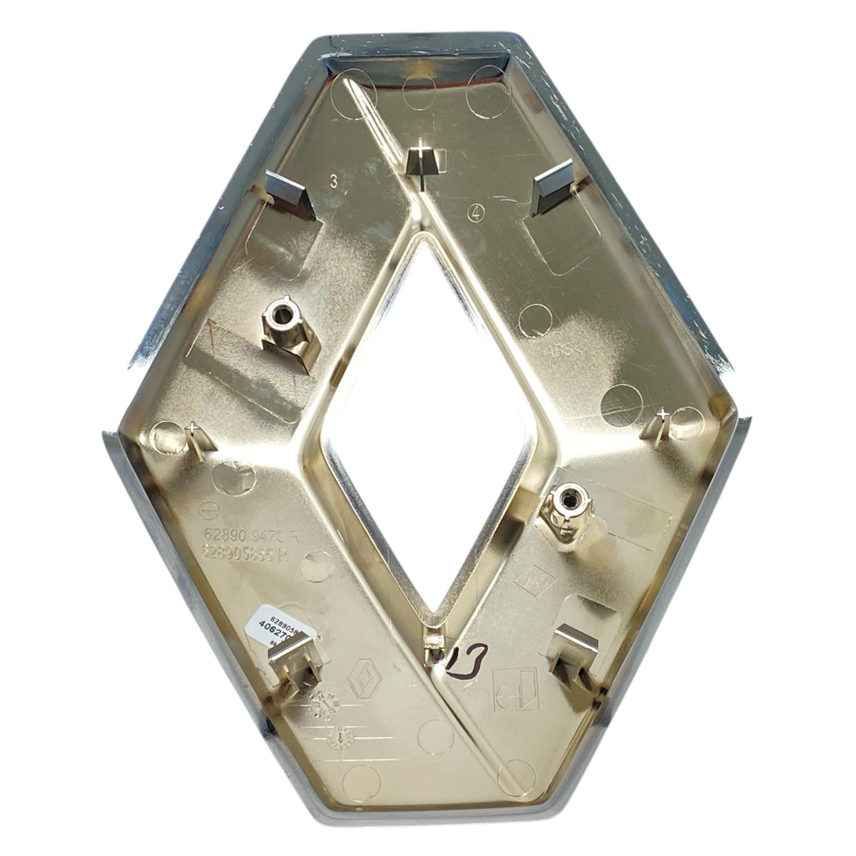 Pièce d'origine Emblème Logo avant pour Renault 628905855R