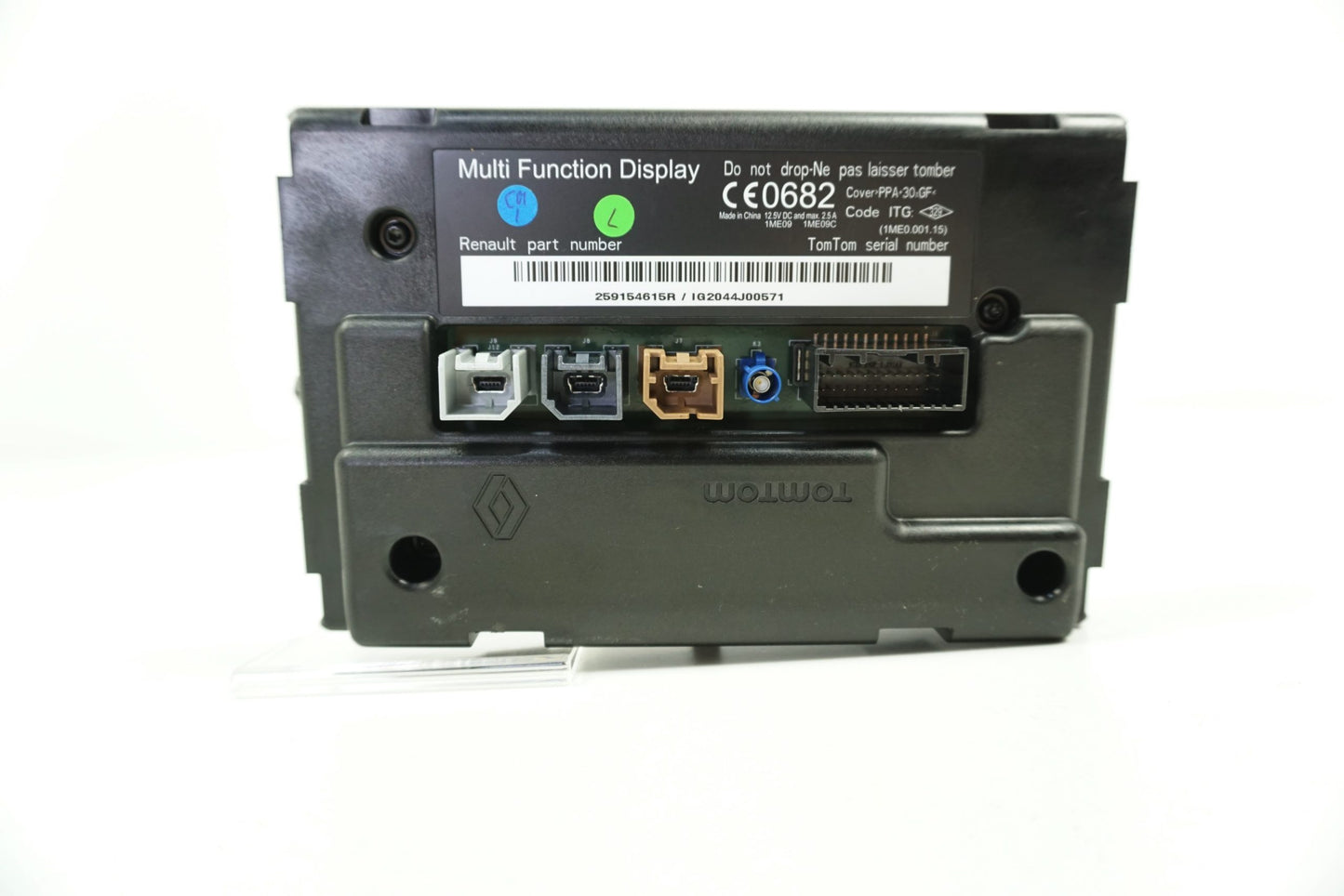 Pièce d'origine Écran de navigation TomTom pour Renault Laguna III 259154615R