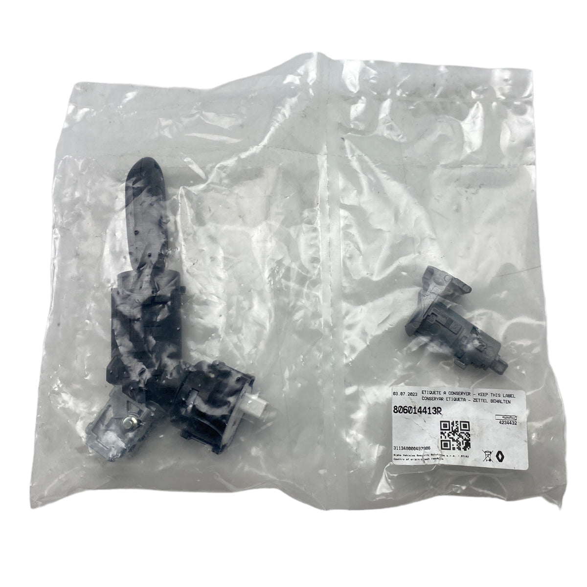 Pièce d'origine Neiman barillet de serrure avec clé pour Renault Trafic IV à partir de 2021 806014413R