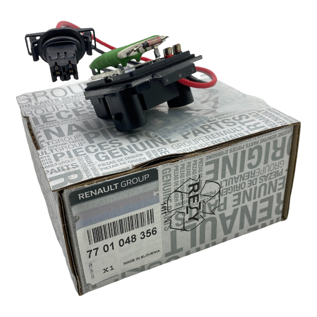 Pièce d'origine Résistance de pulseur d'air habitacle pour Renault Megane I 7701048356