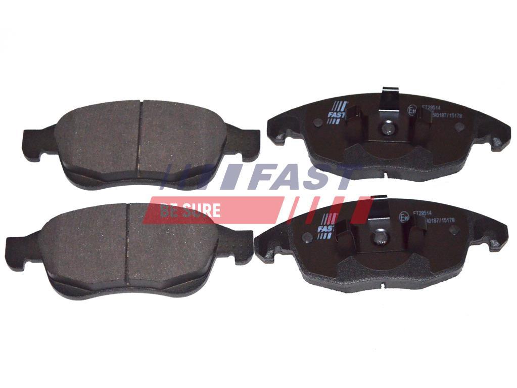 PLAQUETTES DE FREIN CITROEN BERLINGO 08> AVANT SANS CAPTEUR.