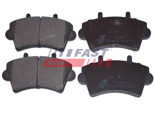 PLAQUETTES DE FREIN RENAULT MASTER II 98> AVANT SANS CAPTEUR 03>.