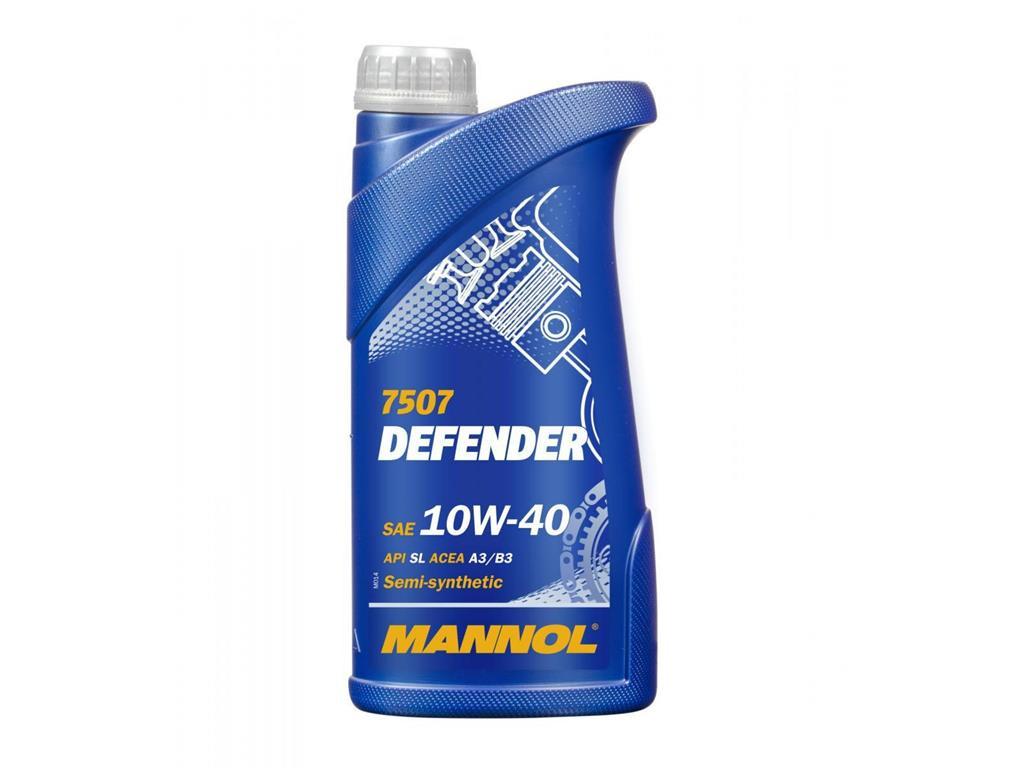 HUILE MOTEUR - 10W40 MANNOL DEFENDER 1L.