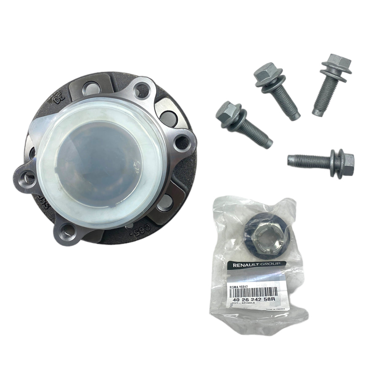 Pièce d'origine Moyeu de roue avec roulement avant pour Renault Laguna III 402104687R