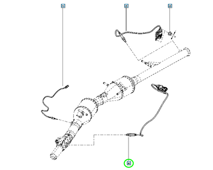 Pièce d'origine Sonde NOx sonde lambda pour Renault Trafic III Opel Vivaro B 1.6 dCi CDTi 227908539R