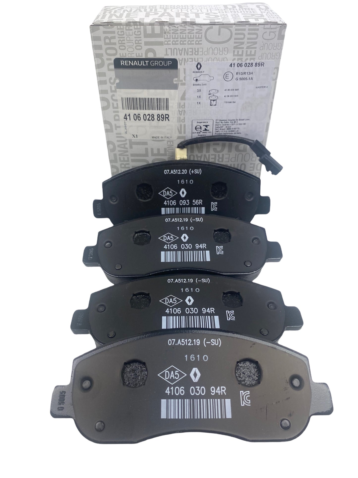 Pièce d'origine Plaquettes de frein avant pour Renault Master III Opel Movano Nissan NV400 410602889R