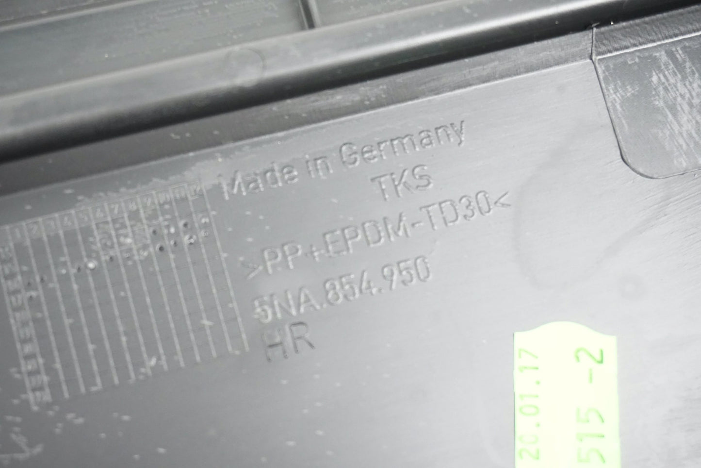 Pièce d'origine Baguette de porte arrière droite pour Volkswagen Tiguan II 5NA.854.950