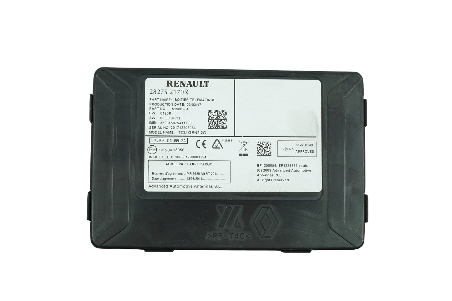 Pièce d'origine Module de navigation pour Renault Espace V 282752170R