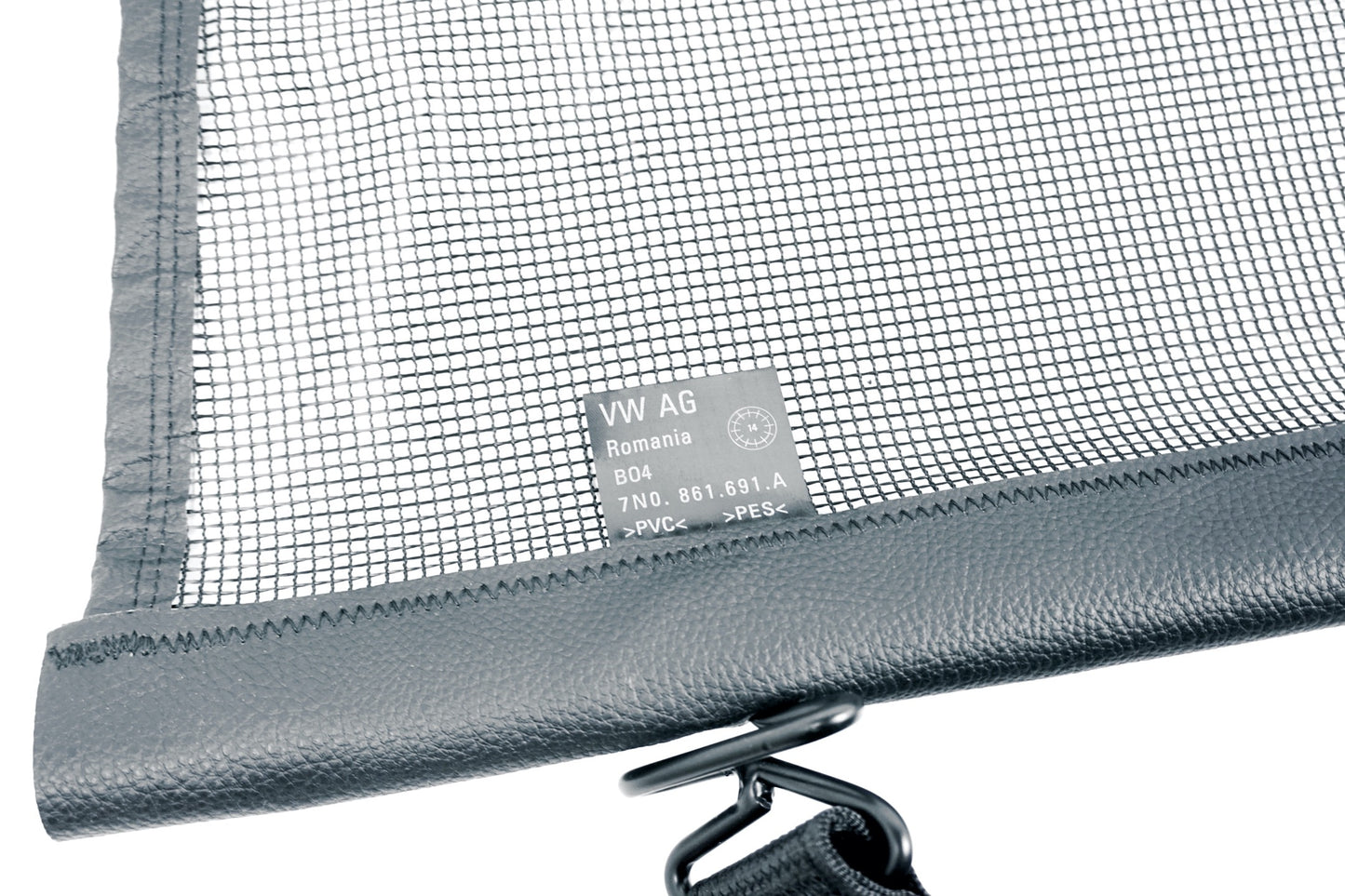 Pièce d'origine Filet de coffre avec cache-bagages enrouleur pour Volkswagen Sharan 7N0.861.691.A
