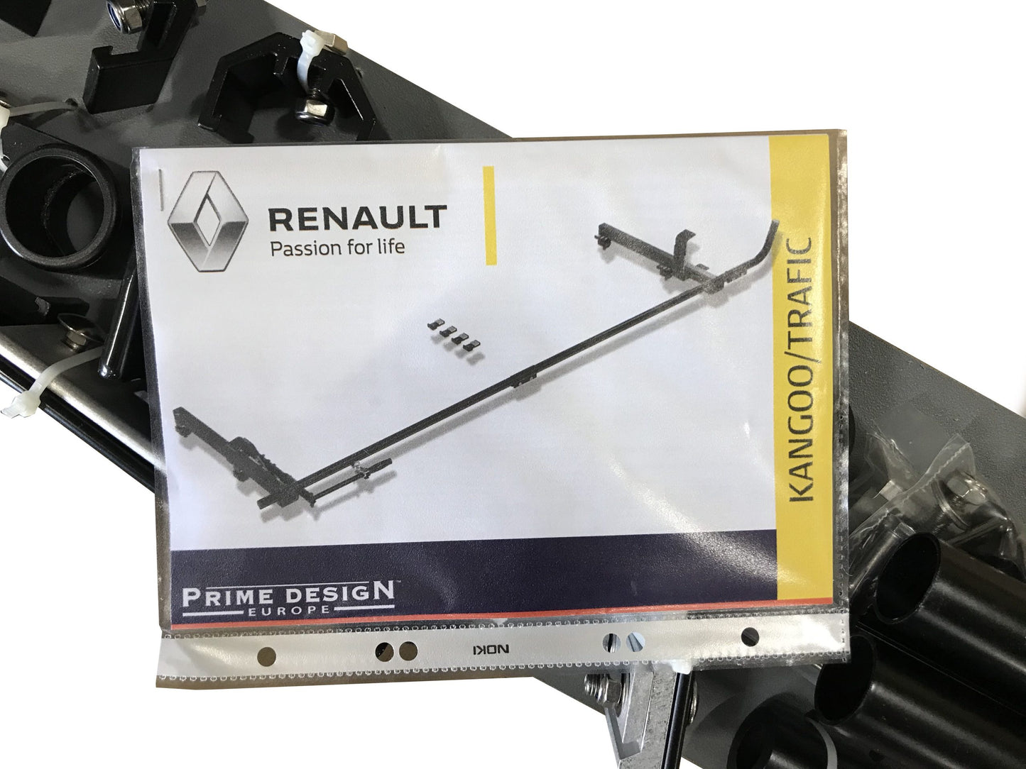 Pièce d'origine Porte-échelle pivotant sur galerie de toit pour Renault Trafic III Opel Vivaro 7711940243