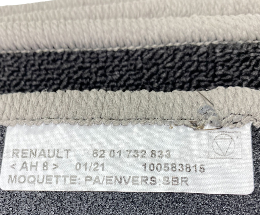 Pièce d'origine Tapis de sol en velours pour Renault Zoe ZE 8201732833