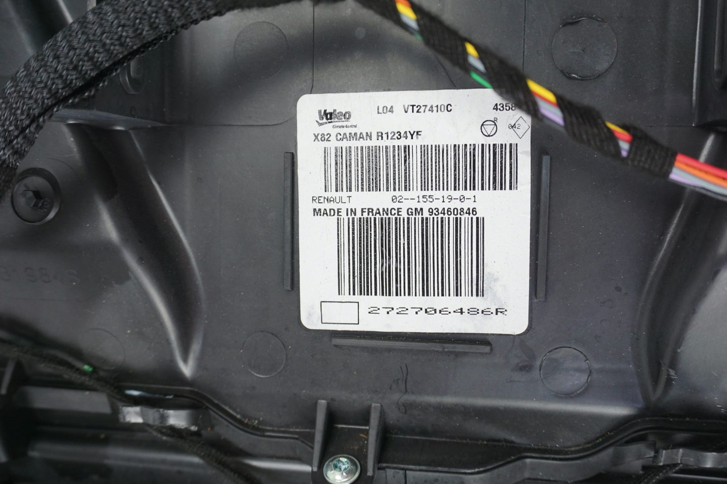 Pièce d'origine Radiateur de chauffage échangeur thermique pour Renault Trafic III Opel Vivaro Fiat Talento NV300 272706486R GM 93460846
