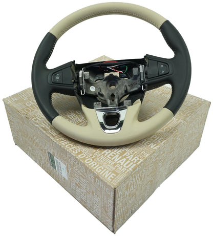 Pièce d'origine Volant cuir chrome pour Renault Megane III 484008897R