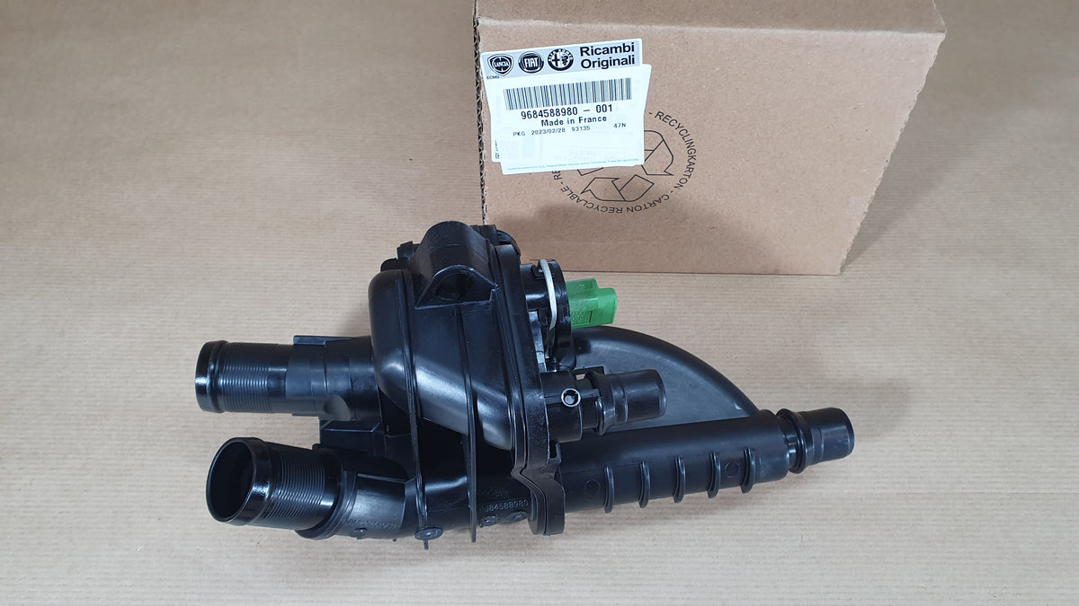 Boîtier de thermostat pour Citroën C3 / C4 / Peugeot 206 / 207 / 301 — 9684588980 — vue 1