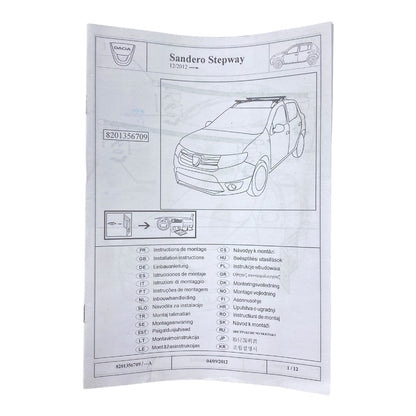 Pièce d'origine Barres de toit pour Dacia Sandero II 8201356709