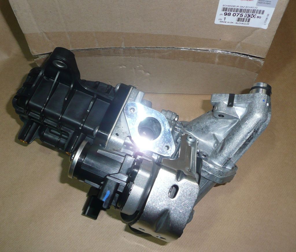 Vanne EGR d’origine PSA — 2.0BlueHDi / 16V — 9807593080 — photographie de la pièce
