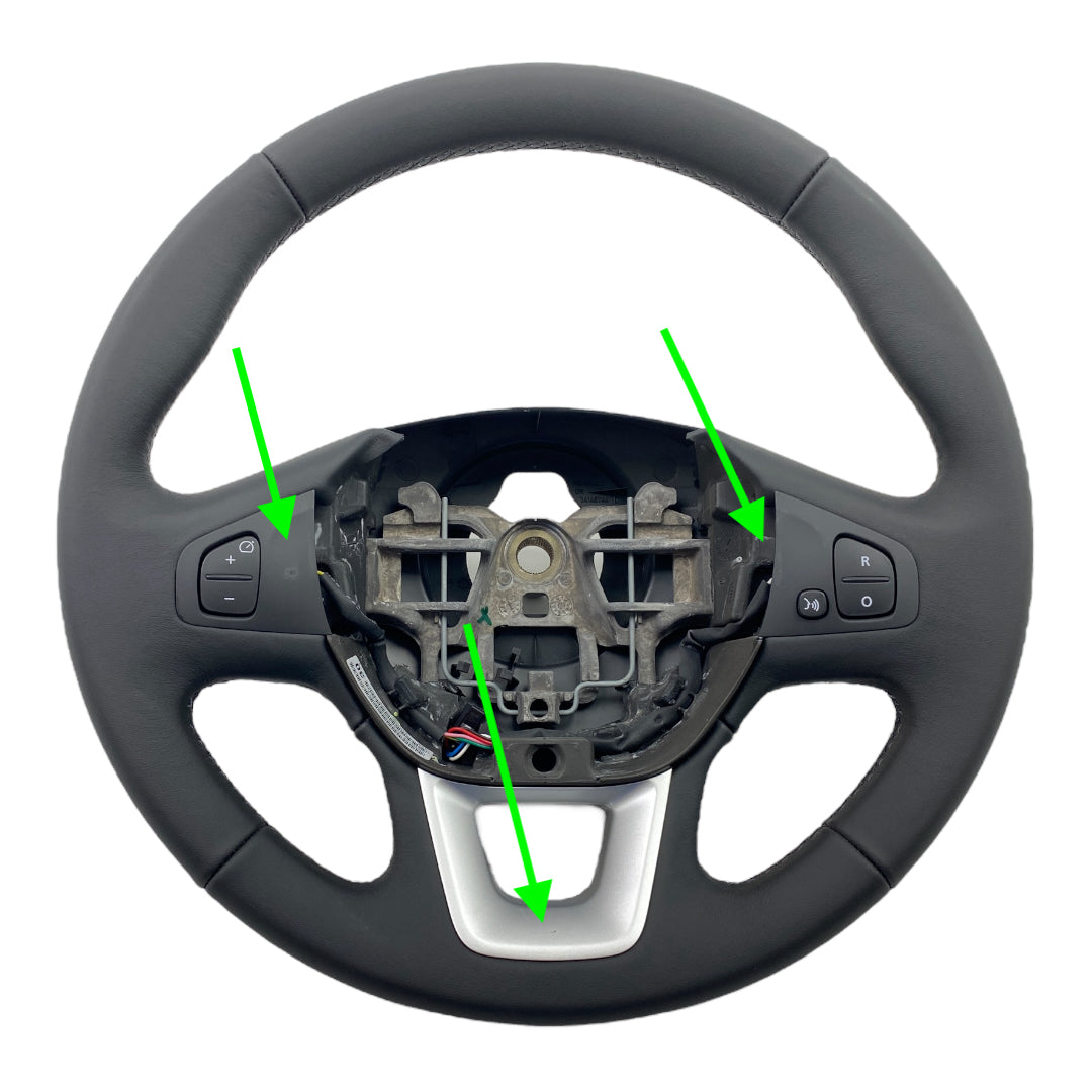 Pièce d'origine Volant cuir pour Renault Trafic III Opel Vivaro B Fiat Talento 484006958R