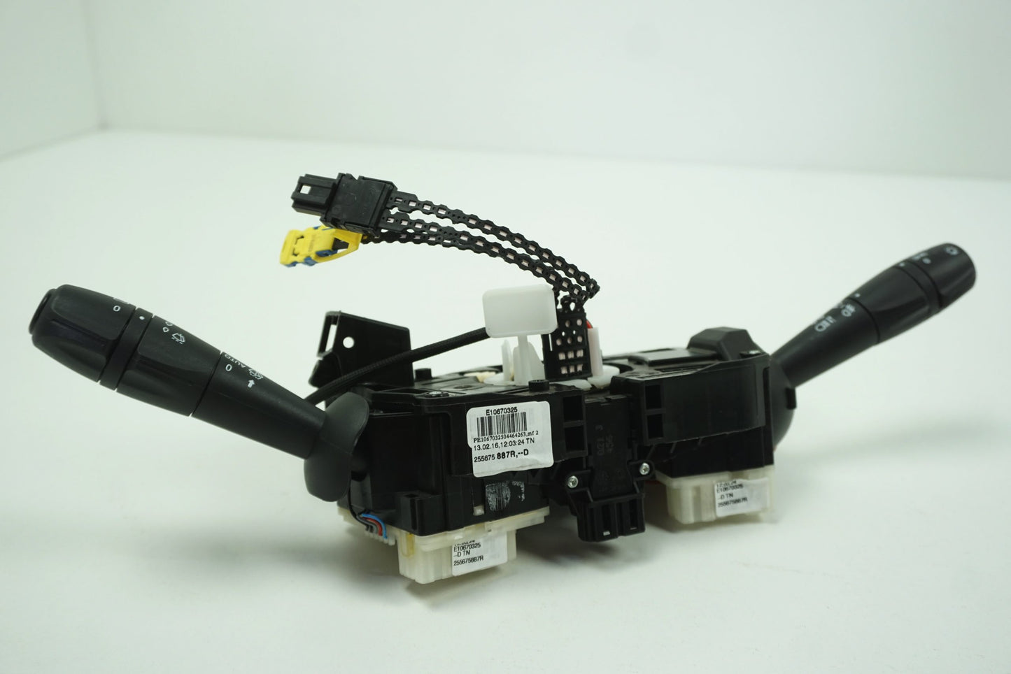 Pièce d'origine Commodo de colonne de direction avec ressort tournant pour Renault Clio IV Captur I Twingo III 255675887R