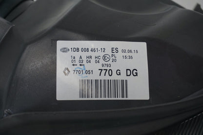 Pièce d'origine Phare graphite noir droit pour Renault Clio II phase 2 7701051770
